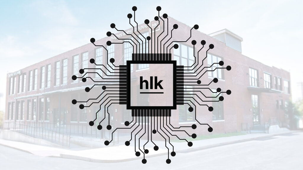 Illustration that shows HLK at the center of AI innovation